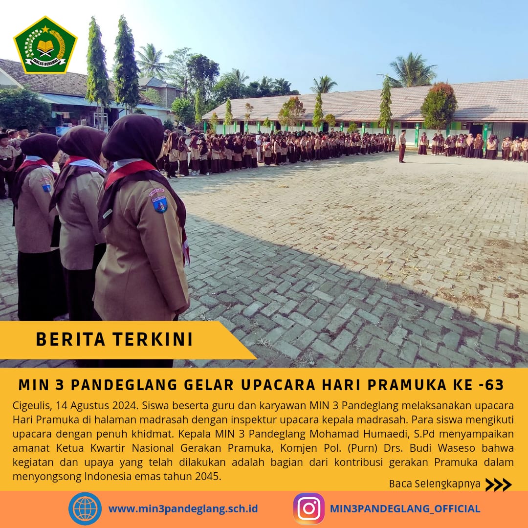 Selamat Hari Pramuka 2024